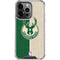 NBA Milwaukee Bucks Split Canvas iPhone 16 Pro Clear Case